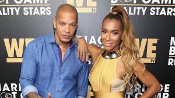 Amina Buddafly with her husband Peter Gunz